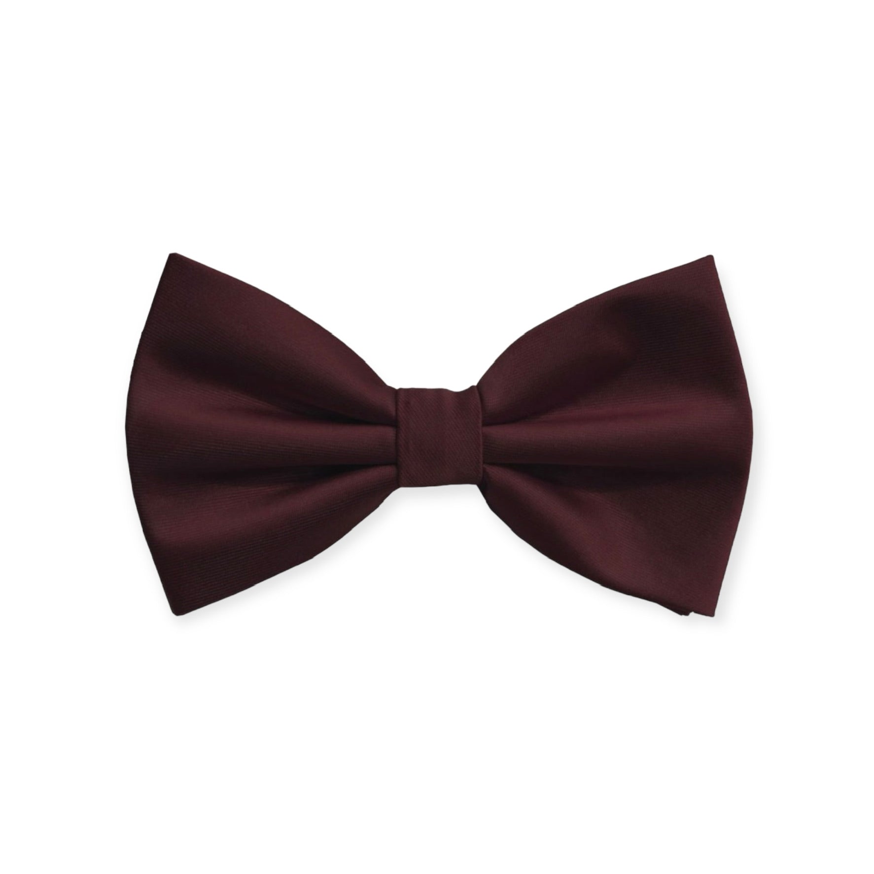 Solid Burgundy Bow Tie